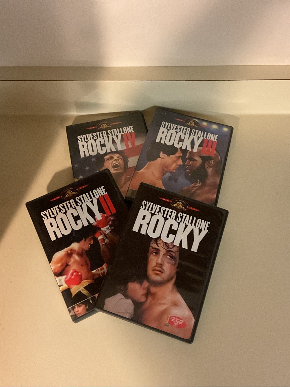 Rocky VHS Collection - Sylvester Stallone (Black & Red Covers)